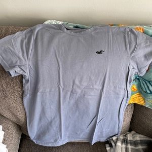 Hollister lite blue T-shirt. Sport knit collection. Washed never worn